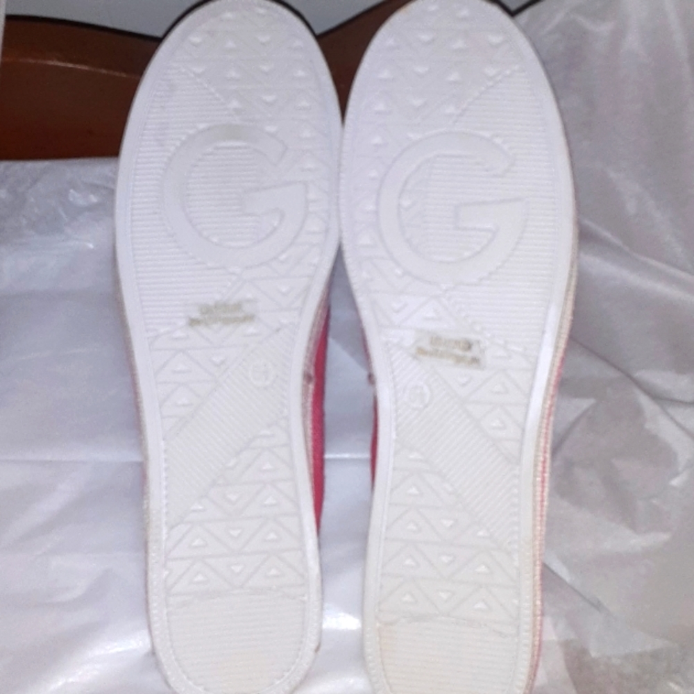 Guess Pink Womens Shoes Casual Sneakers New! 7 1/2 - Picture 10 of 13